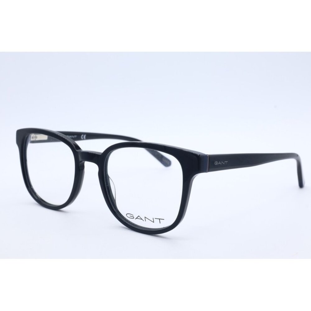 GANT GA 3175 001 Rectangular Shinny Bule Eyeglasses Clear Lenses 49mm